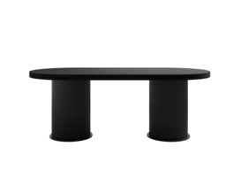 LPD Rina Black Dining Table With Nova Dining Chairs Mole Table & 4 Chairs - thumbnail 7