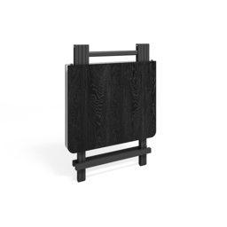 "Living & Home Folding Wooden Dining Table 60x100cm-Black " - thumbnail 5
