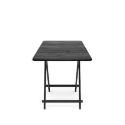 "Living & Home Folding Wooden Dining Table 60x100cm-Black " - thumbnail 7