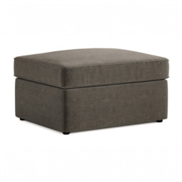 Jay-Be® Footstool Bed-Brushed Twill Pewter - thumbnail 1