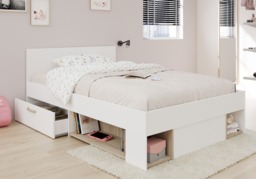 Parisot Achille Small Double Storage Bed Frame with Drawers - thumbnail 2