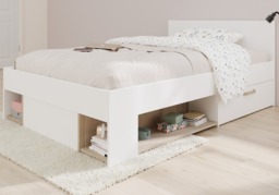 Parisot Achille Small Double Storage Bed Frame with Drawers - thumbnail 4