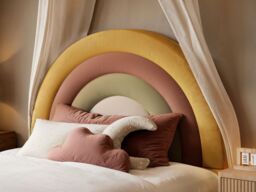 Flair Ava Single Velvet Ottoman Bed Mustard - thumbnail 4