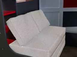 "Trasman Loft Pod Gaming High Sleeper Bed with Desk and Wardrobe " - thumbnail 7