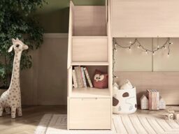 Flair Dreamland House Staircase Mid Sleeper Oak & White - thumbnail 3