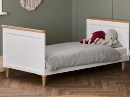 Obaby Orla Cot Bed - White with Natural - thumbnail 4
