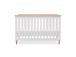 Obaby Orla Cot Bed - White with Natural - thumbnail 7