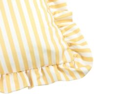 Wylder Millie 50 x 50cm Ruffle Striped Outdoor Cushion Polyester-Yellow - thumbnail 4