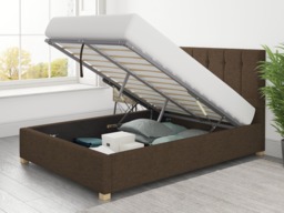 Aspire Hepburn Ottoman Bed Yorkshire Knit Chocolate - Kingsize - thumbnail 3