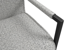 LPD Cleaver Dining Chairs with Arms Smoked Pearl - thumbnail 4