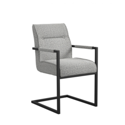 LPD Cleaver Dining Chairs with Arms Smoked Pearl
