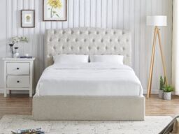 Limelight Rosa Ottoman Fabric Bed -Single-Natural - thumbnail 2