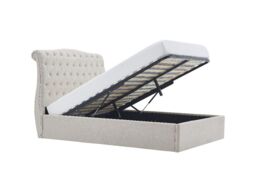Limelight Rosa Ottoman Fabric Bed -Single-Natural - thumbnail 5
