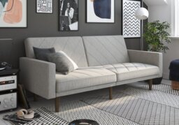 Dorel Paxson Sofa Bed-Black - thumbnail 2