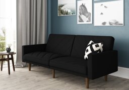 Dorel Paxson Sofa Bed-Black - thumbnail 4