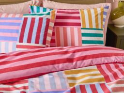 Furn Ana Stripe Duvet Cover Set -Double - thumbnail 2