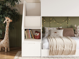 Flair Dreamland House Staircase Bunk White & Oak - thumbnail 3