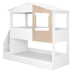 Flair Dreamland House Staircase Bunk White & Oak - thumbnail 5