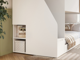 Flair Dreamland House Staircase Bunk White & Oak - thumbnail 4