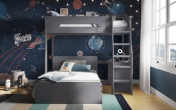 Flair Cosmic L Shaped Triple Bunk Bed Grey - thumbnail 3