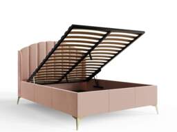 GFW Pettine 135cm End Lift Ottoman Bed -Blush Pink - thumbnail 6
