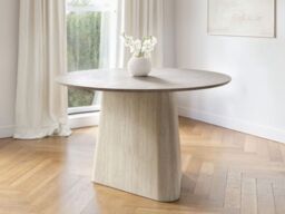 SOLACE+CO Elin Sintered Stone Round Dining Table - thumbnail 2