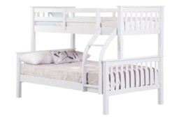 Sweet Dreams Connor Triple Bunk Bed-White - thumbnail 1
