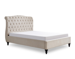 Limelight Rosa Fabric Bed Frame-Double-Natural - thumbnail 4