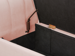 GFW Pettine Fabric Ottoman Storage Bench - Blush Pink - thumbnail 3