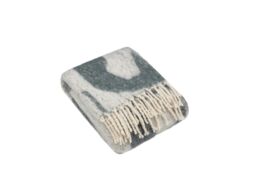 HÖEM Meta 130 x 180cm Jacquard Tasselled Throw Faux Mohair-Dusk - thumbnail 3