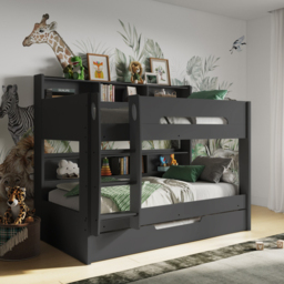 Flair Interstellar Bunk Bed with Storage Grey - thumbnail 1