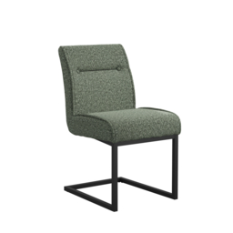 LPD Cleaver Tweed Cantilever Dining Chairs-Desert Sage