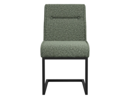 LPD Cleaver Tweed Cantilever Dining Chairs-Desert Sage - thumbnail 3