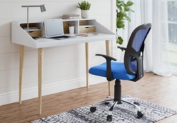Alphason Tampa Office Chair -Blue - thumbnail 2