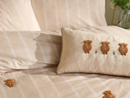 Wylder Ramble Highland Cow Duvet Cover Set Natural-Single - thumbnail 4