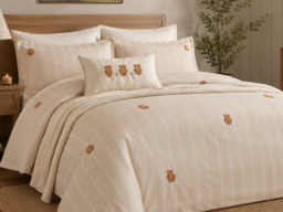 Wylder Ramble Highland Cow Duvet Cover Set Natural-Single - thumbnail 3