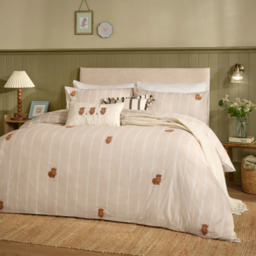 Wylder Ramble Highland Cow Duvet Cover Set Natural-Single - thumbnail 1