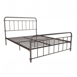 Dorel Wallace Metal Bed Frame-Bronze-Kingsize - thumbnail 1