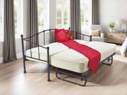 Wholesale Beds Paris Under Bed Roll Out Trundle Metal Frame Small Single - Black - thumbnail 2