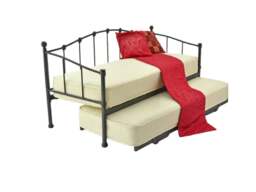 Wholesale Beds Paris Under Bed Roll Out Trundle Metal Frame Small Single - Black - thumbnail 6