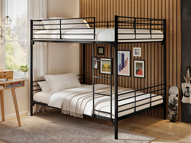 Flair Metayal Double Bunk Black Metal - image 1