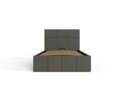 GFW Side Lift Ottoman Storage Bed-Grey Faux Leather-Single - thumbnail 7