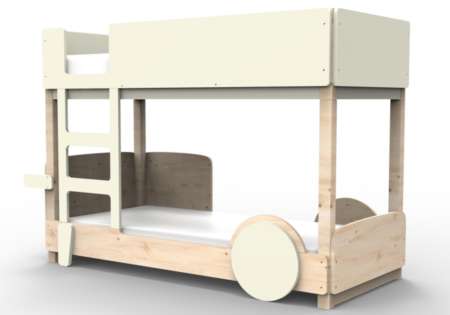 Mathy By Bols Discovery 1 Bunk Bed Beige Ivory - image 1