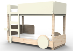 Mathy By Bols Discovery 1 Bunk Bed Beige Ivory - thumbnail 1