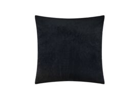"Paoletti Evoke 55 x 55cm Polyester Filled Velvet Cushion-Black " - thumbnail 3