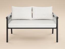 SOLACE+CO Kalina 4 Piece Garden Sofa Set with Coffee Table Brown - thumbnail 2
