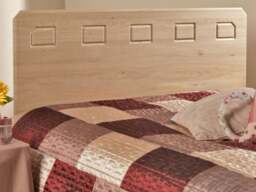Friendship Mill Miami Classic Panel Wooden Headboard Single - Natural - thumbnail 3