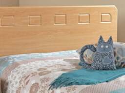 Friendship Mill Miami Classic Panel Wooden Headboard Single - Natural - thumbnail 4