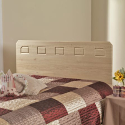 Friendship Mill Miami Classic Panel Wooden Headboard Single - Natural
