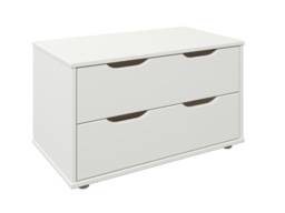 Noomi Shorty Midsleeper with Chest of Drawes White (FSC-Certified) - thumbnail 4